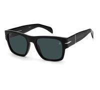 DAVID BECKHAM DB 7000/S BOLD 807/KU Man Sunglasses Acetate Black Grey Squared Normal