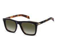 DAVID BECKHAM DB 7000/S XWY/9K Man Sunglasses Plastic Havana/Black Brown Squared Shaded