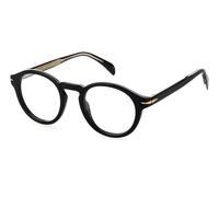 DAVID BECKHAM DB 7010 807 Man Optical frames Acetate Black Round