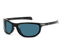 DAVID BECKHAM DB 7117/S 807/08 Man Sunglasses Acetate Black Blue Squared