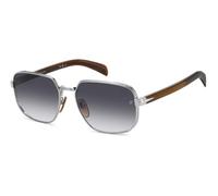 David Beckham DB 7121/G/S Asian Fit WIJ/9O Men's Sunglasses Silver Size 60