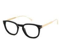 DAVID BECKHAM Man DB 7122 2M2 Optical frames Acetate Black/Gold Squared