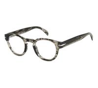 DAVID BECKHAM Man DB 7125 2W8 Optical frames Acetate Gray horn Round