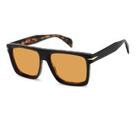 DAVID BECKHAM DB 7134/S WR7/VS Man Sunglasses Acetate Black Squared Normal