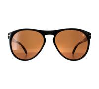 Round Black Brown DB1008/S David Beckham Black One Size