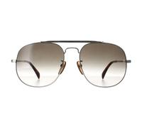 David Beckham DB 7004/S 010/9K Men's Sunglasses Silver Size 60