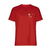 David Beckham England Badge Men's T-Shirt - Red / M