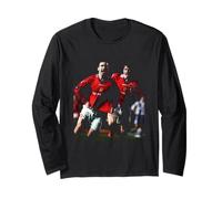 David Beckham Eric Cantona Goal Celebration Man Utd Football Long Sleeve T-Shirt