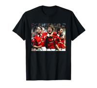 David Beckham Gary Neville Roy Keane Manchester Utd Football T-Shirt