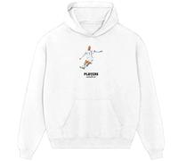 David Beckham Icon Men's White Hoodie - White / 2XL