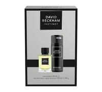 David Beckham Instinct Giftset for Him including an Eau de Parfum 50ml & Deodorant Body Spray 150ml, Captivating Fougère Citrus Perfume - Package May Vary
