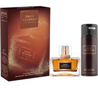 David Beckham Intimately Eau de Toilette & Deodorant Body Spray Gift Set for Him, Very Sensual Ambery-Aromatic Men's Fragrance, 75ml & 150ml