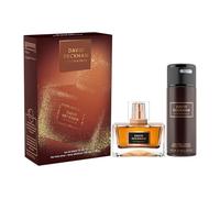 David Beckham Intimately Eau de Toilette & Deodorant Body Spray Gift Set for Him, Very Sensual Ambery-Aromatic Men's Fragrance, 75ml & 150ml