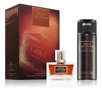David Beckham Intimately Eau de Toilette & Deodorant Body Spray Gift Set for Him, Very Sensual Ambery-Aromatic Men's Fragrance, 75ml & 150ml