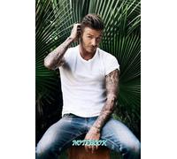David Beckham Lined Notebook Journal Daily Planner Diary 6"x 9" Notebook Notepad Blank Lined #414