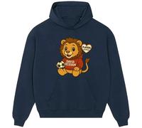 David Beckham Lion Logo Men's Hoodie - Navy / 2XL