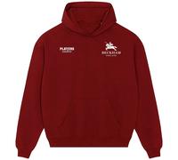 David Beckham Logo Men's Hoodie - Red / 3XL