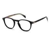 DAVID BECKHAM Man DAVID BECKHAM DB 1018 807 Optical frames Acetate Black Round