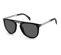 DAVID BECKHAM Man DAVID BECKHAM DB 1039/S/FD 807/M9 Sunglasses Plastic Black Grey Pilot Polarized