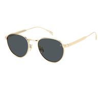 DAVID BECKHAM Man DB 1142/S J5G/IR Sunglasses Titanium Gold Grey Round