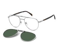 DAVID BECKHAM Man DAVID BECKHAM DB 1238/C 31Z/UC Optical frames Metal Ruthenium Green Pilot Polarized