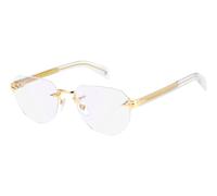 DAVID BECKHAM Man DAVID BECKHAM DB 7145 LOJ/2Y Optical frames Metal Gold Blue Pilot Normal Mirror
