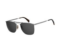 DAVID BECKHAM Man DB 1001/S KJ1/IR Sunglasses Metal Grey Grey Squared Normal