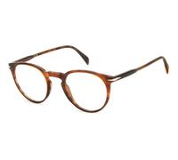 DAVID BECKHAM Man DB 1139 EX4 Optical frames Acetate Brown horn Round