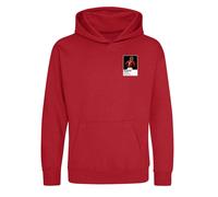 David Beckham Manchester United Icon Frame Kids Hoodie - Red / 7-8 years