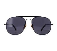 David Beckham Aviator Mens Dark Ruthenium Grey Polarized DB7004/S Metal - One Size