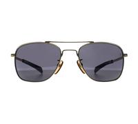 David Beckham Men's Aviator Gold Grey Mirror DB 7019/S David Beckham Gold One Size
