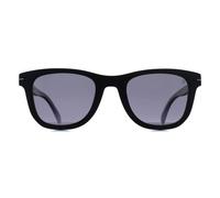 David Beckham Men's Oval Black Grey Polarized DB 1006/S David Beckham Black One Size