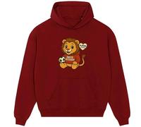 David Beckham Toy Lion Icon Men's Hoodie - Red / 3XL