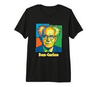David Ben Gurion First Prime Minister of Israel Retro Cool Premium T-Shirt