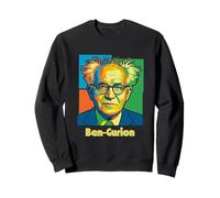 David Ben Gurion First Prime Minister of Israel Retro Cool Sweatshirt