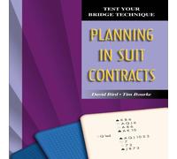 David Bird Test Your Bridge Technique: Planning in Suit Contracts Paperback Book David Bird Multicolor