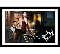 David Boreanaz & Emily Deschanel - Bones Signed Autograph & Framed Photo Display