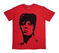 David Bowie 1973 Monochrome T Shirt XL Red