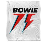 David Bowie 75 Silky Logo Supersoft Blanket Multicoloured (One Size)