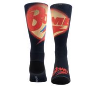 David Bowie Aladdin Sane Flash 360 Dye Sublimation Socks in Black David Bowie Black One Size