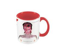 David Bowie Aladdin Sane Inner Two Tone Mug White/red (One Size)
