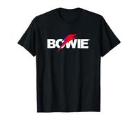 David Bowie Aladdin Sane Lightning Bolt Logo T-Shirt