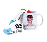 David Bowie Aladdin Sane Mug And Sock Set White/black/blue (7 Uk-11 Uk)