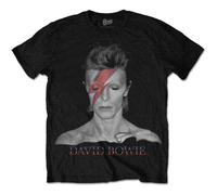 David Bowie Aladdin Sane Official Tee T-Shirt Mens Unisex (Large) Black