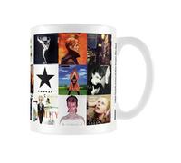 David Bowie Album Collage Mug Multicoloured (One Size)