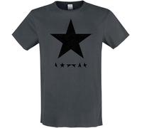 David Bowie Amplified Collection - Black Star T-Shirt charcoal S