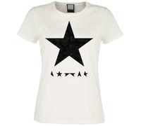 David Bowie Amplified Collection - Black Star T-Shirt off white L