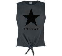 David Bowie Amplified Collection - Black Star Top charcoal L