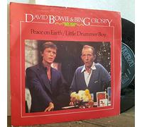 DAVID BOWIE and BING CROSBY - DAVID BOWIE and BING CROSBY peace on earth. little drummer boy. 7" vinyl SINGLE. BOW12