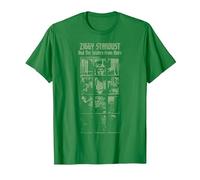David Bowie - and The Spiders from Mars Faded T-Shirt, Men, Kelly Green, Large